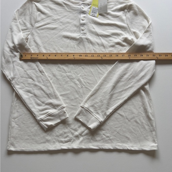 NWT Men's All in Motion Thermal LS Henley Size Large (G2) - Picture 2 of 3